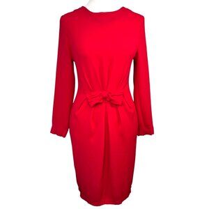 Vintage Lanz Knee Length Dress 80s USA Petite XS